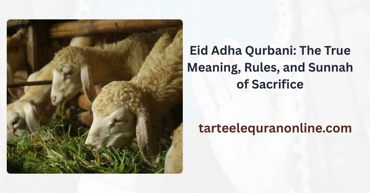 Read more about the article Eid Adha Qurbani: The True Meaning, Rules, and Sunnah of Sacrifice