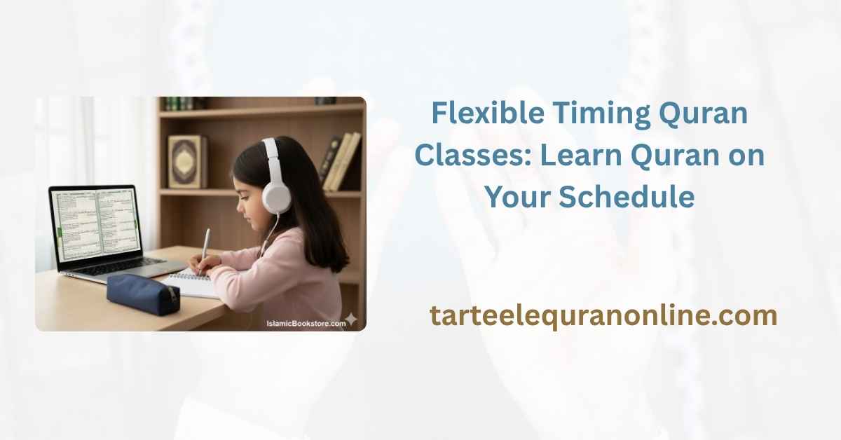 Read more about the article Flexible Timing Quran Classes: Learn Quran on Your Schedule